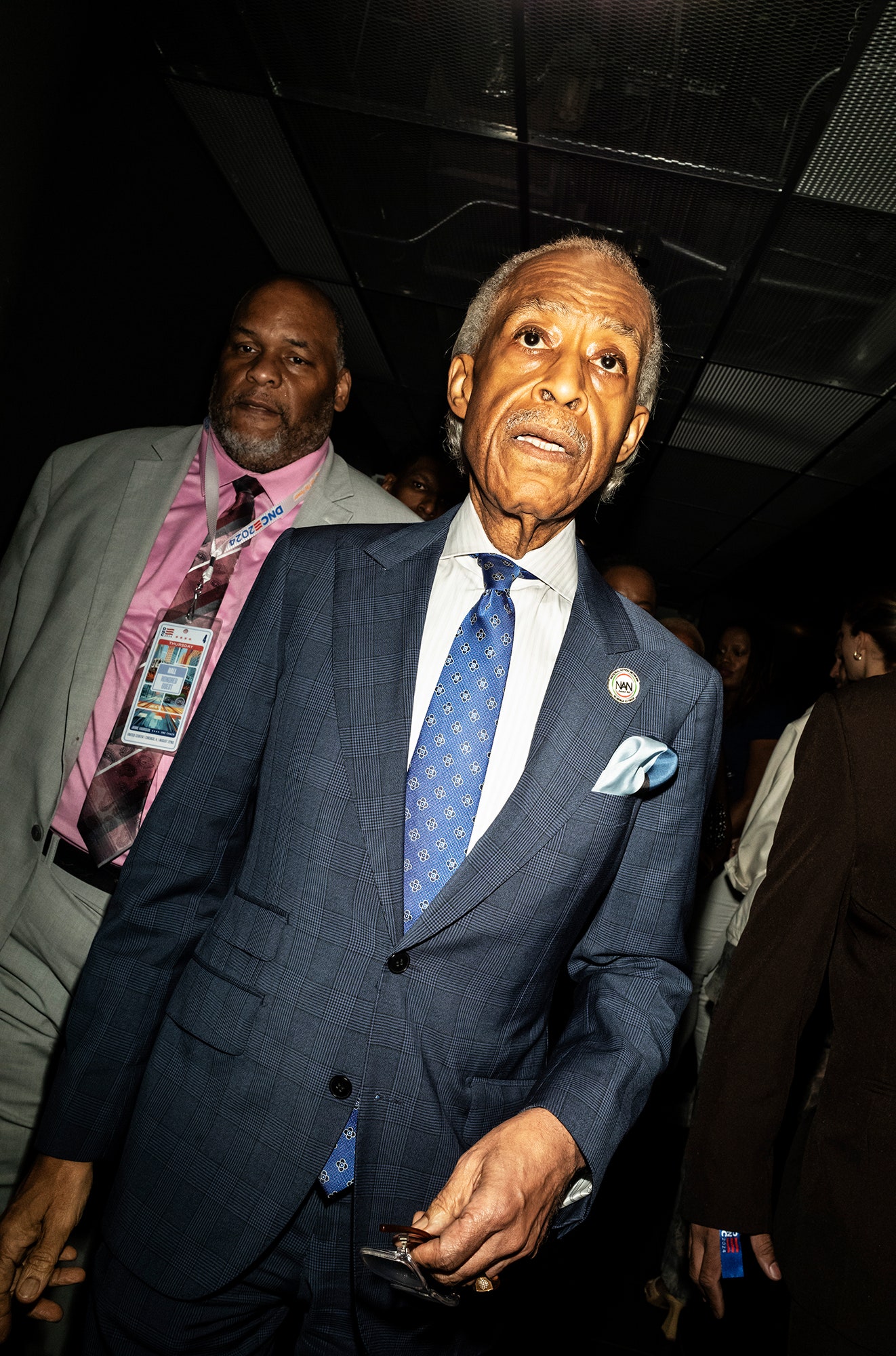 Image may contain Al Sharpton Blazer Clothing Coat Jacket Accessories Formal Wear Tie Suit Face Head and Person