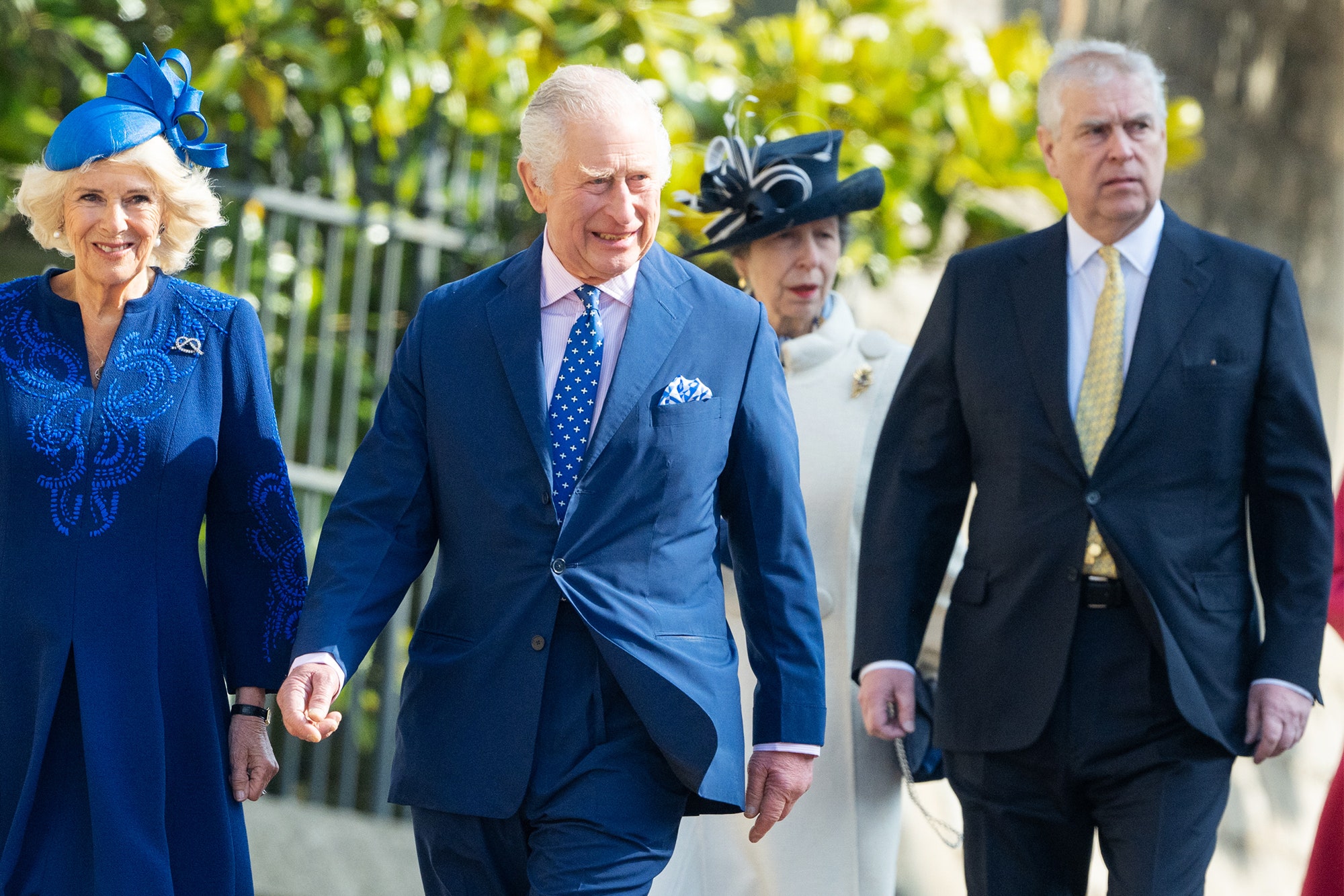 Image may contain Charles Prince of Wales Prince Andrew Duke of York Anne Princess Royal Person and Adult