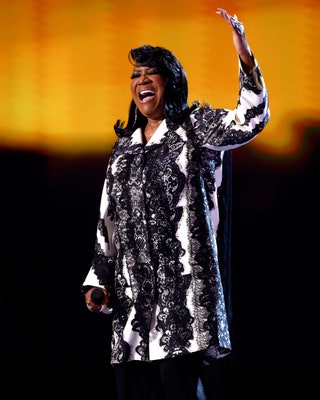 Image may contain Patti LaBelle Performer Person Solo Performance Face Head Adult and Happy